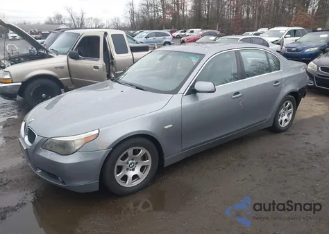 2004 BMW 525I z USA, uszkodzony, nr VIN WBANA53564B851363